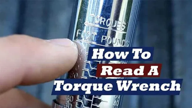 how to read and set a torque wrench