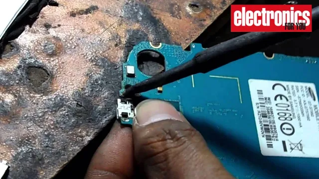 how to remove charging port without heat gun
