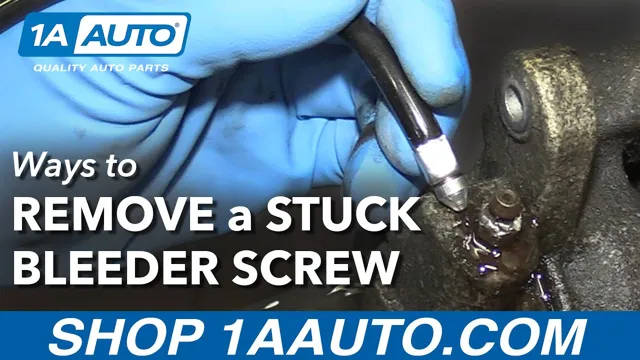 how to remove rusted brake bleeder screws 1 how to remove rusted brake bleeder screws