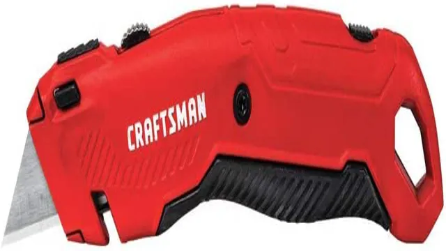 how to replace blade in craftsman utility knife