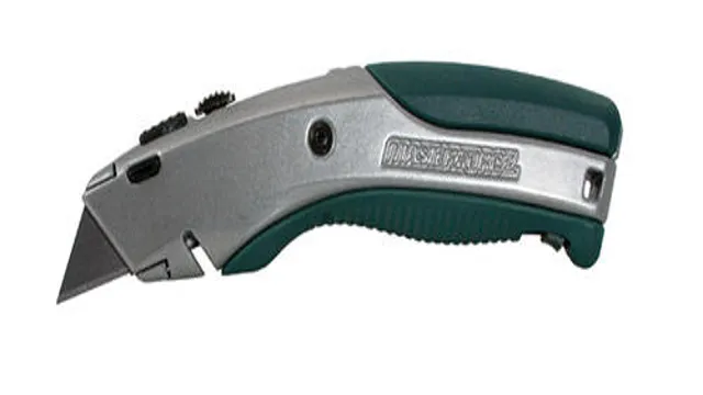how to replace blade on masterforce utility knife how to replace blade on masterforce utility knife