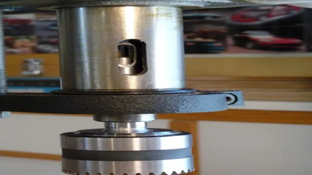 how to replace chuck shaft in drill press