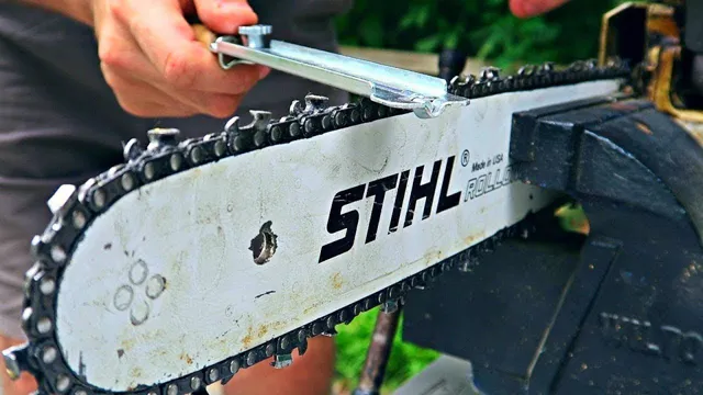 how to sharpen a chainsaw with a cordless drill