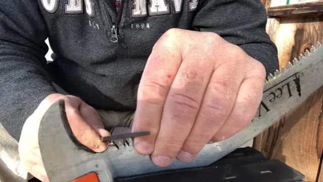 how to sharpen fiskars pole saw blade