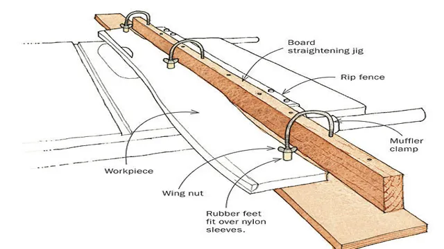 how to straighten a bowed board