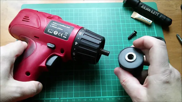 how to take apart a cordless drill chuck