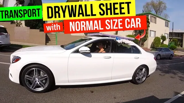 how to transport 4x8 plywood