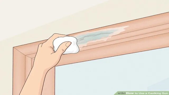 how to use a caulking gun properly