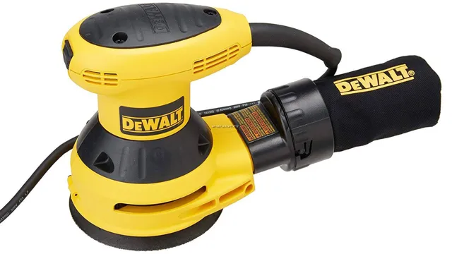 how to use a dewalt orbital sander