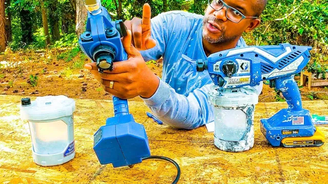 how to use a handheld paint sprayer