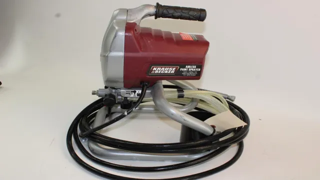 how to use a krause and becker electric paint sprayer 2