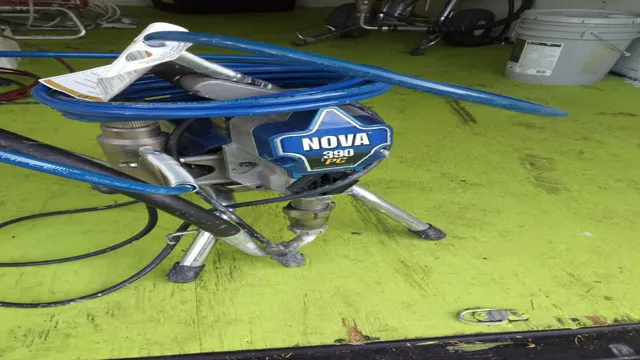 how to use a nova 390 paint sprayer