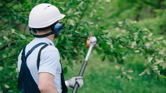 how to use a pole saw safely