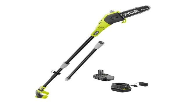 how to use a ryobi pole saw