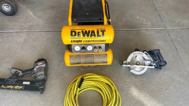 how to use an air compressor nail gun