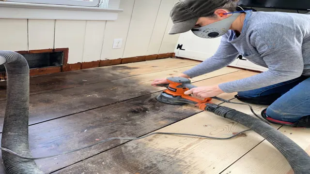 how to use an orbital sander on hardwood floors