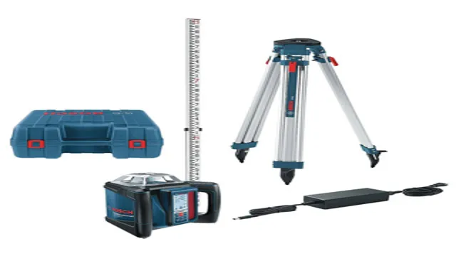 how to use bosch rotary laser level