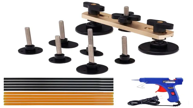 how to use glue gun dent puller