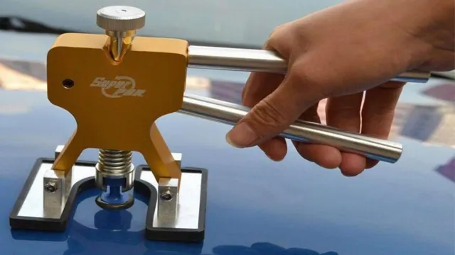 how to use glue gun dent puller