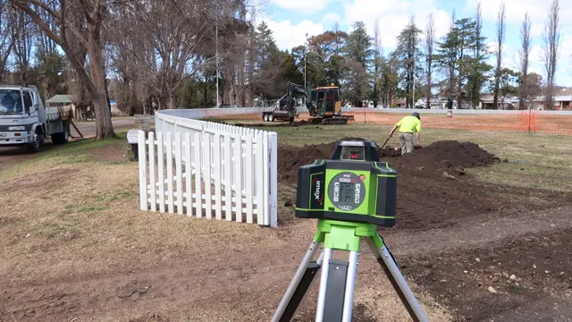 how to use laser level for fence posts