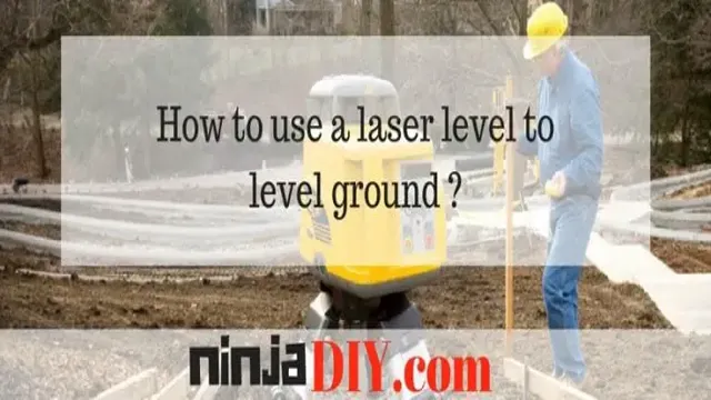 how to use laser level to level ground for pool