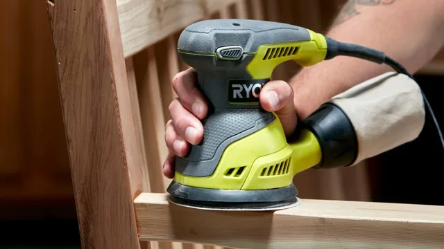 how to use orbital sander on furniture