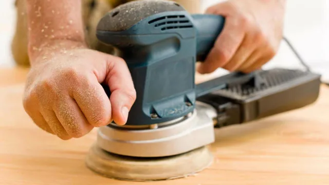 how to use orbital sander on furniture