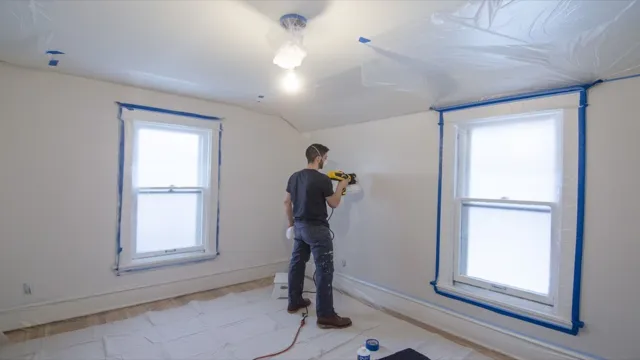 how to use paint sprayer on walls