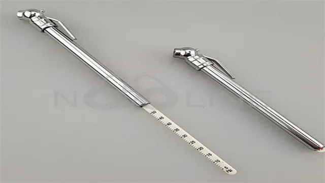 how to use pencil tire pressure gauge