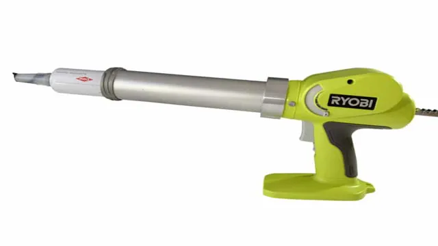 how to use ryobi caulking gun