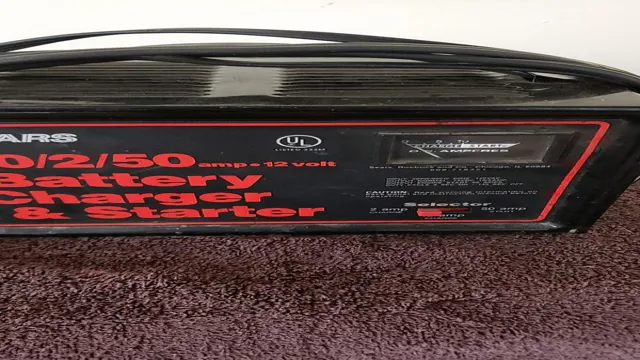 how to use sears car battery charger