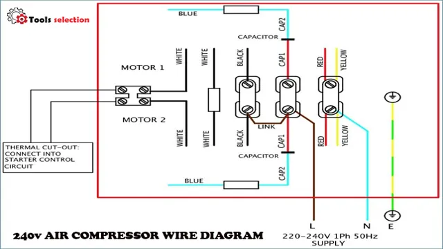 how to wire a 240v air compressor diagram