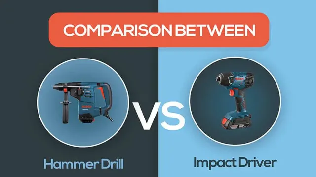 is hammer drill same as impact driver