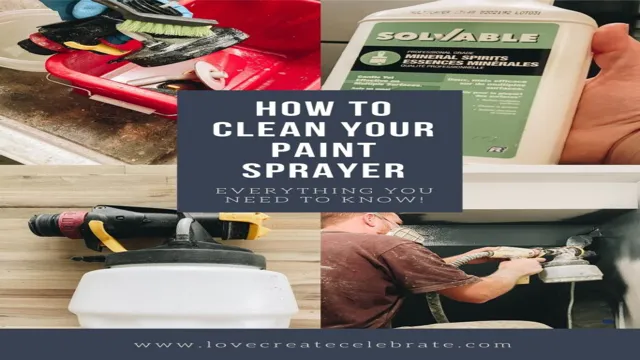 what do you use to clean a paint sprayer