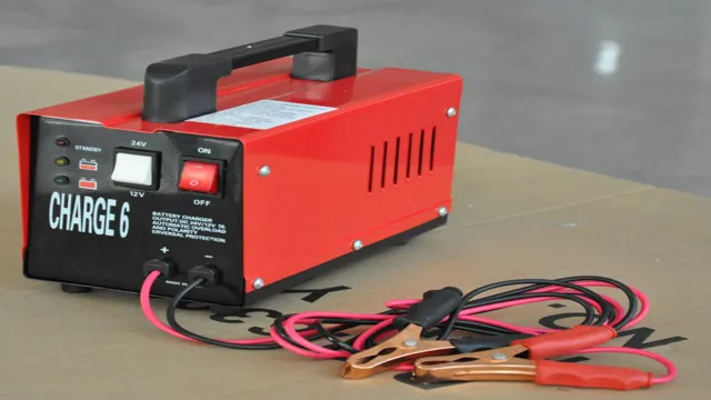 what does a car battery charger look like