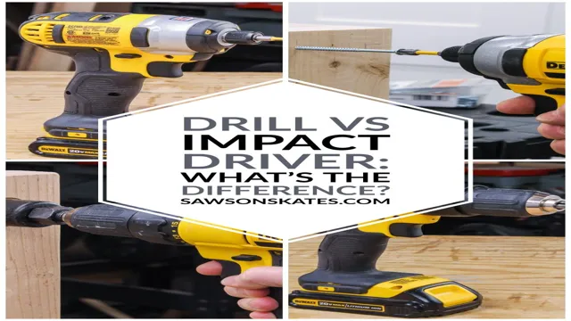 what does an impact driver do vs drill