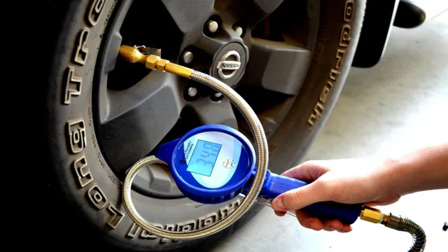 what should a tire pressure gauge read