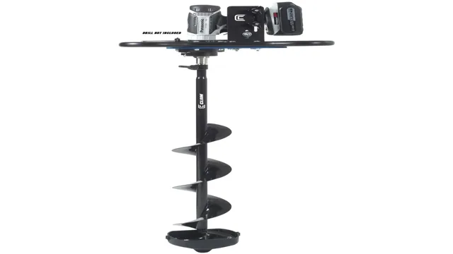 what size cordless drill for ice auger