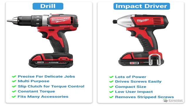 why use impact driver instead of drill why use impact driver instead of drill